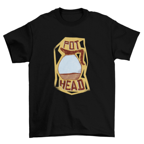 Weed Cannabis Coffee Pot T-shirt