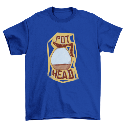 Weed Cannabis Coffee Pot T-shirt