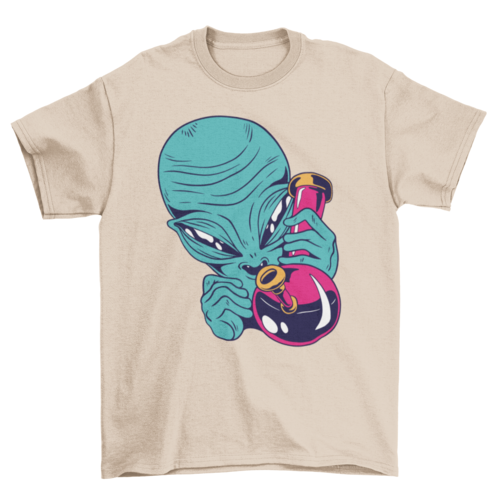 High alien t-shirt