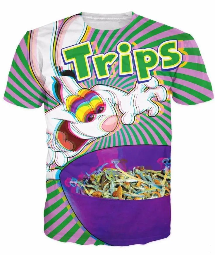 Trix Rabbit Psychedelic T-Shirt