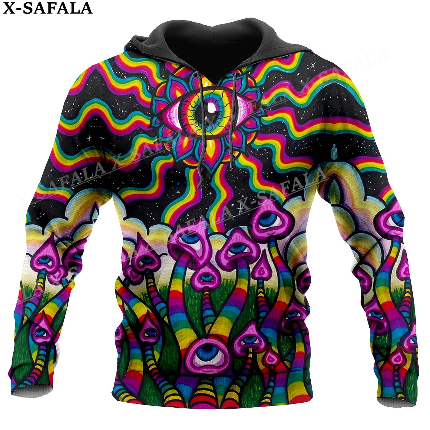 Hippie Psychedelic Eyes Hoodie