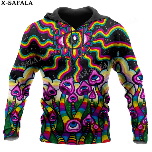 Hippie Psychedelic Eyes Hoodie