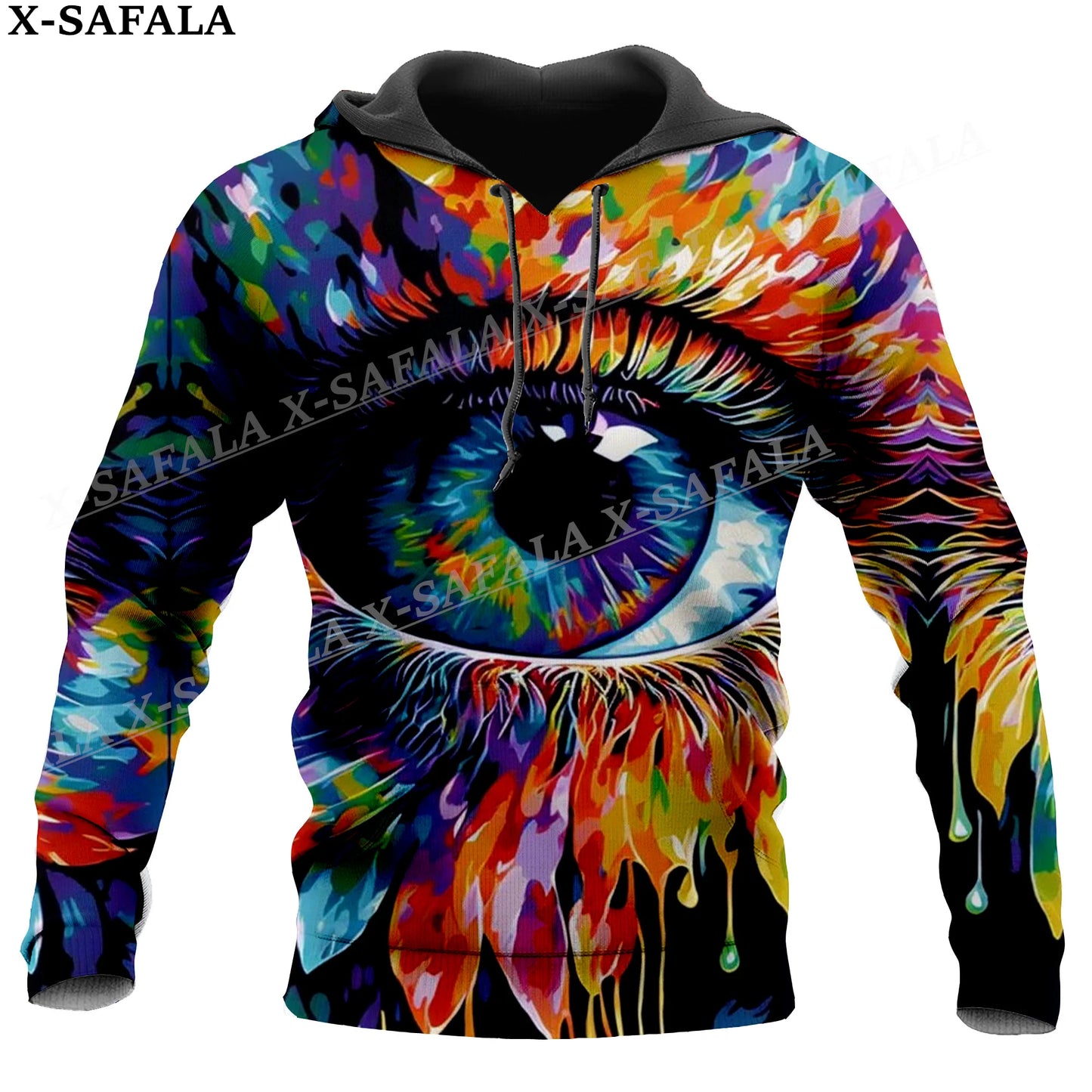 Hippie Psychedelic Eyes Hoodie