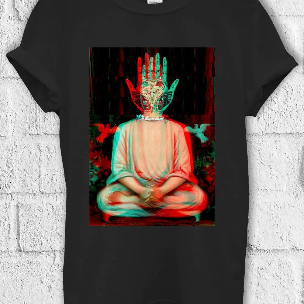 Trippy Yoga Hand T Shirt