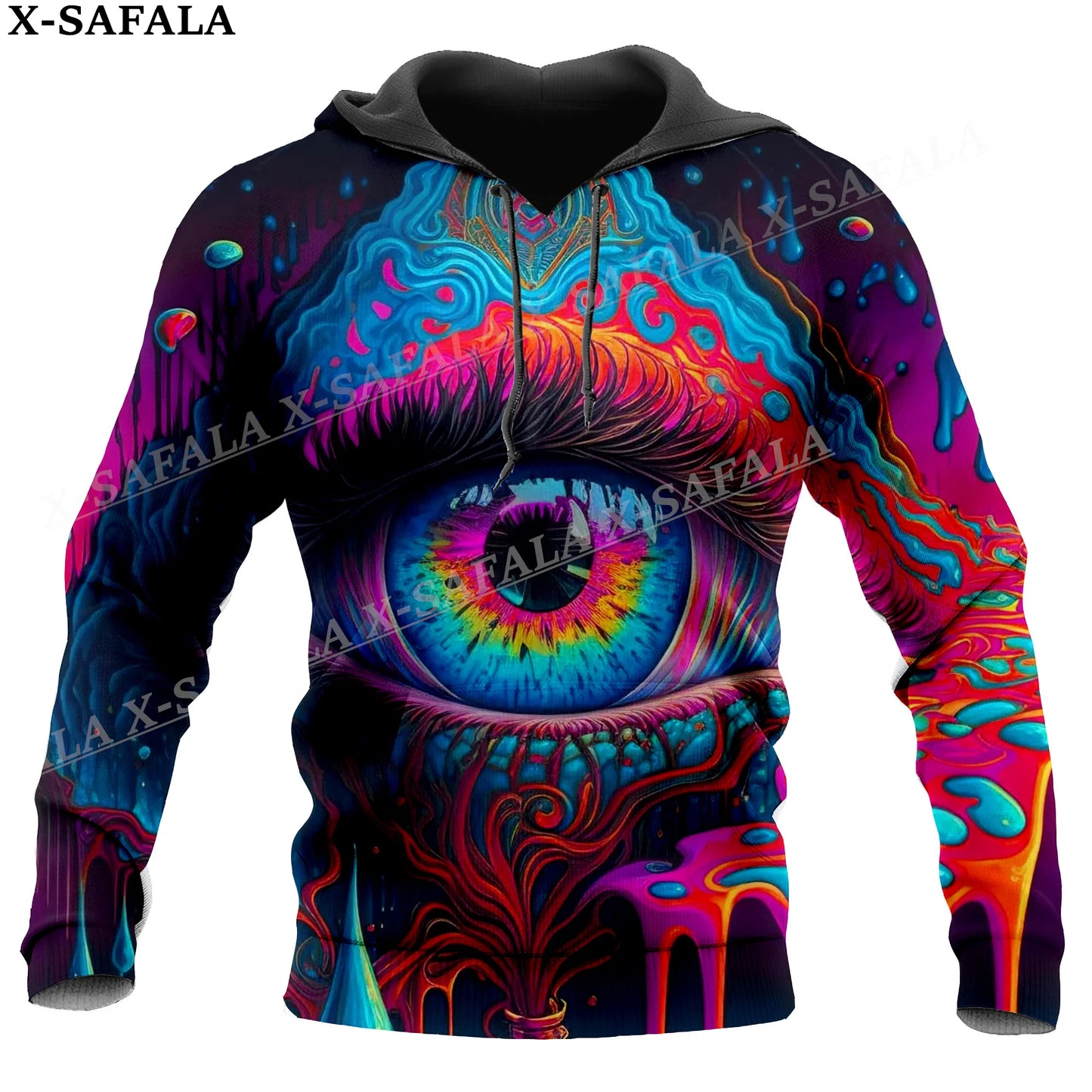 Hippie Psychedelic Eyes Hoodie