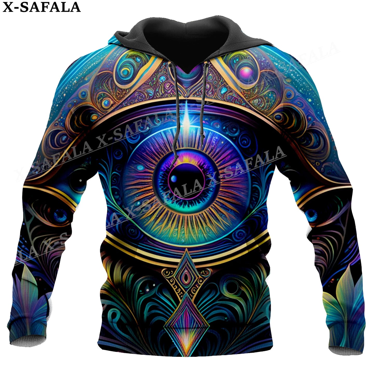 Hippie Psychedelic Eyes Hoodie