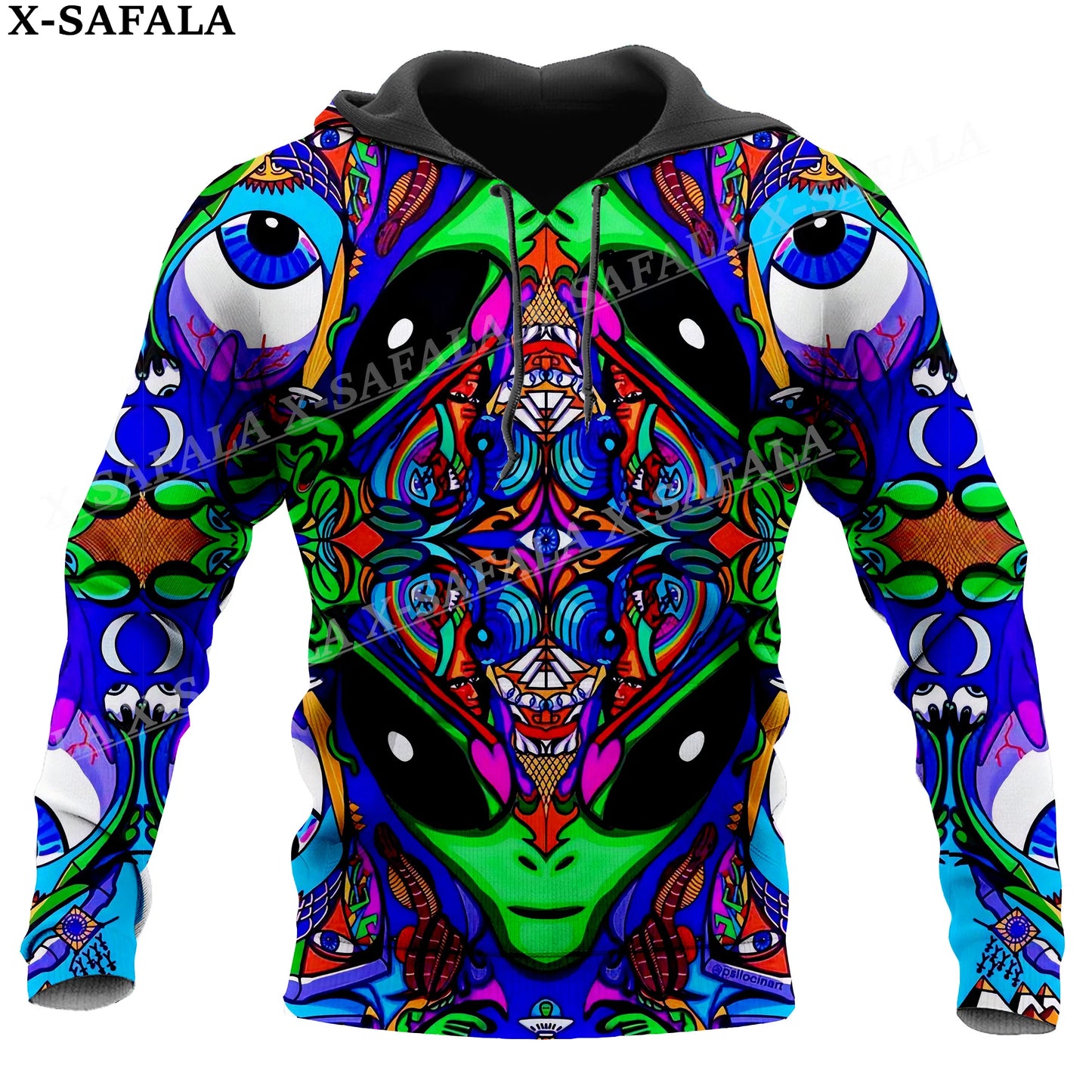 Hippie Psychedelic Eyes Hoodie