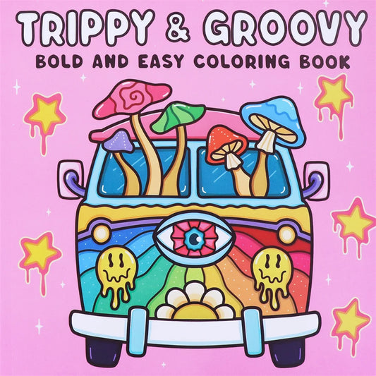 TRIPPY & GROOVY Coloring Book