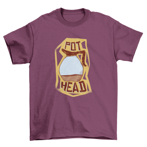 Weed Cannabis Coffee Pot T-shirt