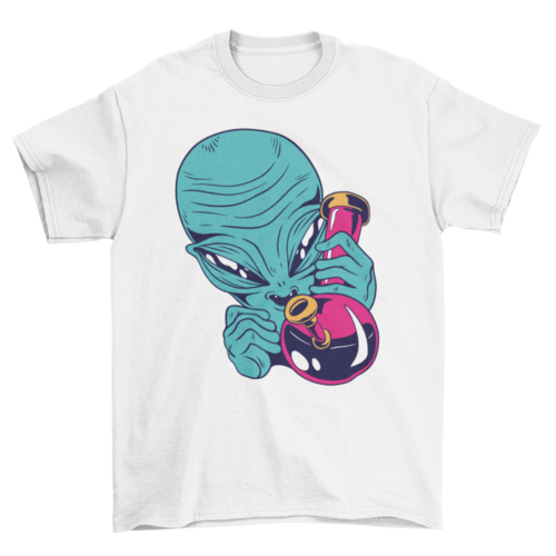 High alien t-shirt