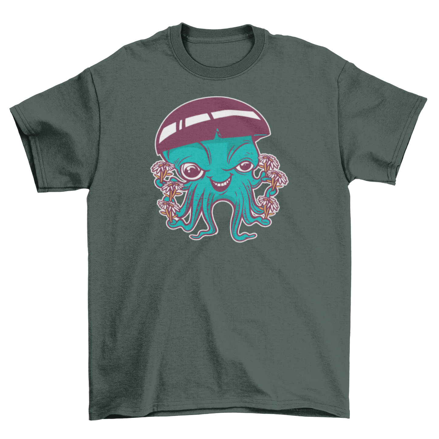 Hippie octopus t-shirt