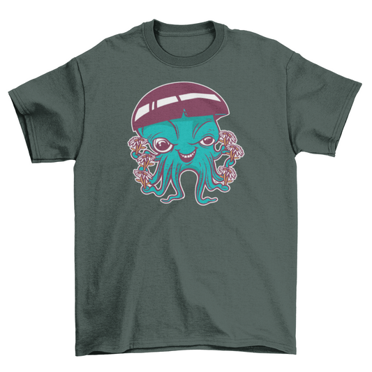 Hippie octopus t-shirt
