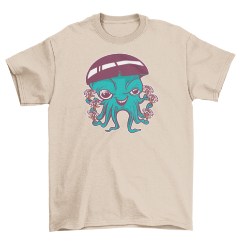 Hippie octopus t-shirt