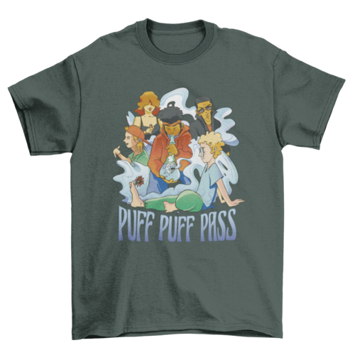 Weed friends t-shirt