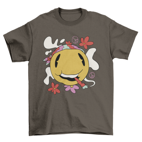 Hippie emoji  t-shirt