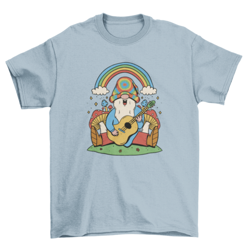 Hippie guitar t-shirt
