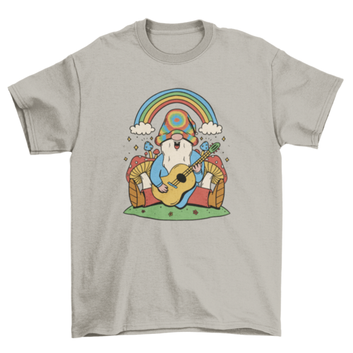 Hippie guitar t-shirt