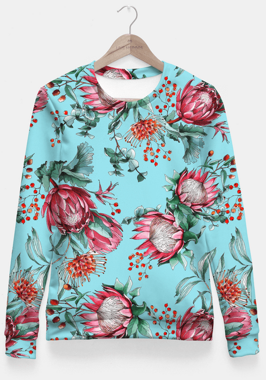 King protea flowers sweatshirt