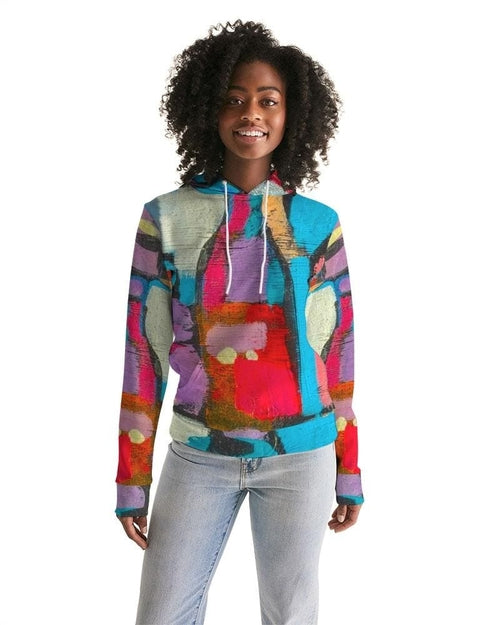 Womens Hoodie Multicolor Graphic